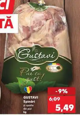 Kaufland GUSTAVI Spinări și spate de pui Ofertă