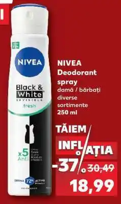 Kaufland NIVEA Deodorant spray Ofertă