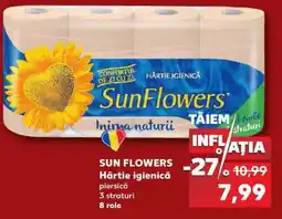 Kaufland SUN FLOWERS Hârtie igienică Ofertă