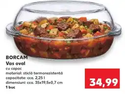 Kaufland BORCAM Vas oval Ofertă