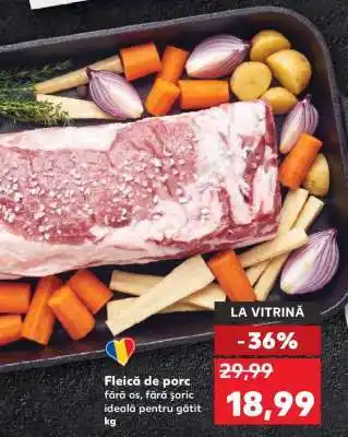 Kaufland Fleică de porc Ofertă