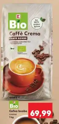 Kaufland Bio Cafea boabe crema Ofertă