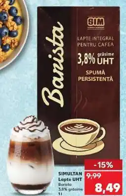 Kaufland SIMULTAN Lapte UHT Barista Ofertă