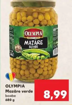 Kaufland OLYMPIA Mazăre verde boabe Ofertă