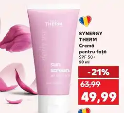 Kaufland SYNERGY THERM Cremă pentru față SPF 50+ Ofertă