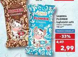 Kaufland SANDRA PLOMBIR Înghețată vafă Ofertă