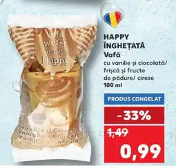 Kaufland HAPPY ÎNGHEȚATĂ Vafă Ofertă