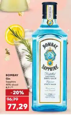 Kaufland BOMBAY Gin Sapphire Ofertă