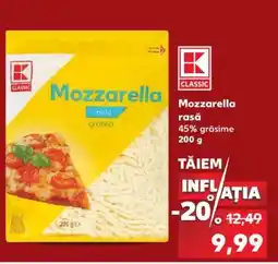 Kaufland Mozzarella rasă Ofertă