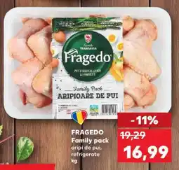Kaufland FRAGEDO Family pack aripi de pui, refrigerate kg Ofertă