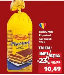Kaufland Boromir Pișcoturi Savoiardi Ofertă
