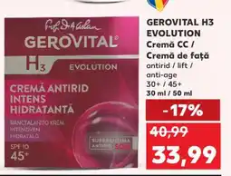 Kaufland GEROVITAL H3 EVOLUTION Ofertă
