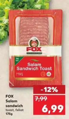 Kaufland FOX Salam sandwich Ofertă