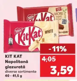 Kaufland KIT KAT Napolitană glazurată Ofertă