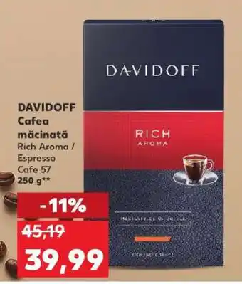 Kaufland DAVIDOFF Cafea măcinată Ofertă