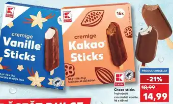 Kaufland Choco sticks Ofertă