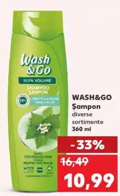Kaufland WASH&GO Şampon Ofertă