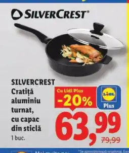 Lidl SILVERCREST Cratiţă aluminiu turnat, сu сарас din sticlă Ofertă