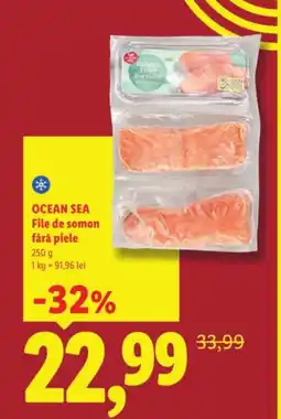 Lidl OCEAN SEA File de somon fără piele Ofertă