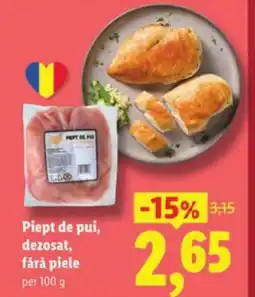 Lidl Piept de pui, dezosat, fără piele Ofertă