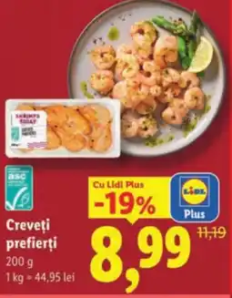 Lidl Creveţi prefierţi Ofertă