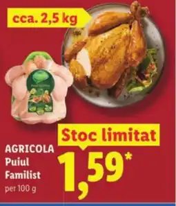 Lidl AGRICOLA Puiul Familist Ofertă