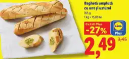 Lidl Baghetǎ umplută cu unt şi usturoi Ofertă