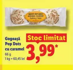 Lidl Gogoasă Pop Dots cu caramel Ofertă