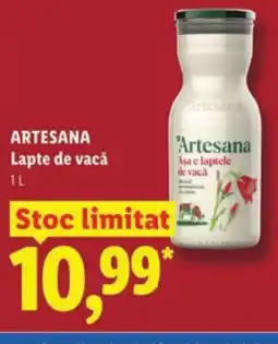 Lidl ARTESANA Lapte de vacǎ Ofertă