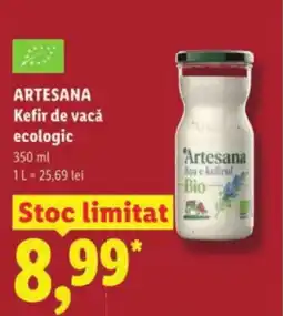 Lidl ARTESANA Kefir de vacǎ ecologic Ofertă