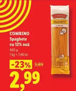Lidl COMBINO Spaghete cu 12% ouǎ Ofertă