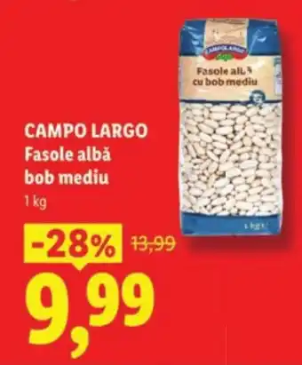 Lidl CAMPO LARGO Fasole albă bob mediu Ofertă