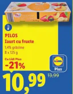 Lidl PILOS Iaurt cu fructe Ofertă