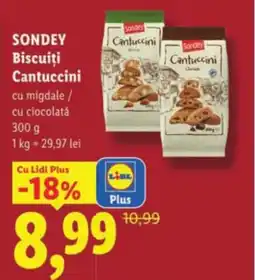 Lidl SONDEY Biscuiti Cantuccini Ofertă