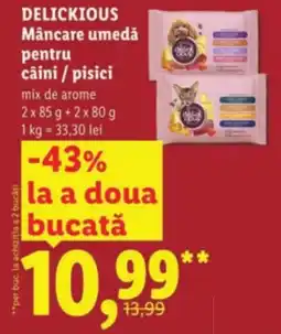 Lidl DELICKIOUS Mâncare umedă pentru câini / pisici Ofertă
