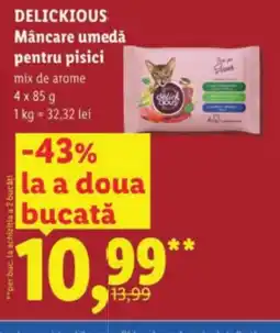 Lidl DELICKIOUS Mâncare umedă pentru pisici Ofertă