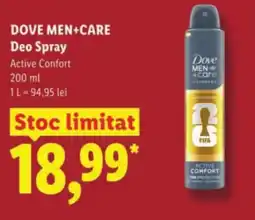 Lidl DOVE MEN+CARE Deo Spray Ofertă