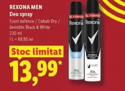 Lidl REXONA MEN Deo spray Ofertă