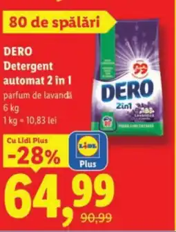 Lidl DERO Detergent automat 2 in 1 Ofertă