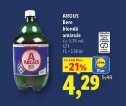 Lidl ARGUS Bere blondǎ amăruie Ofertă