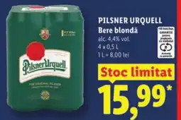 Lidl PILSNER URQUELL Bere blondă Ofertă