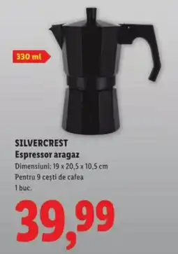Lidl SILVERCREST Espressor aragaz Ofertă