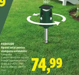 Lidl PARKSIDE Aparat solar pentru alungarea animalelor Ofertă