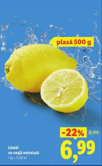 Lidl Lămâi cu coajă netratată Ofertă