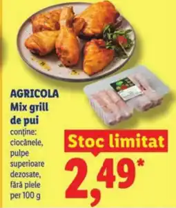 Lidl AGRICOLA Mix grill de pui Ofertă