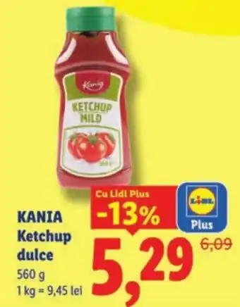 Lidl KANIA Ketchup dulce Ofertă