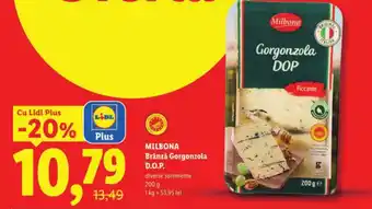 Lidl MILBONA Brânză Gorgonzola D.O.P. Ofertă