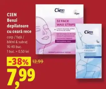 CIEN Benzi depilatoare cu ceară rece