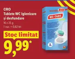 Lidl ORO Tablete WC igienizare şi desfundare Ofertă