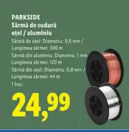 Lidl PARKSIDE Sârmă de sudură oțel / aluminiu Ofertă